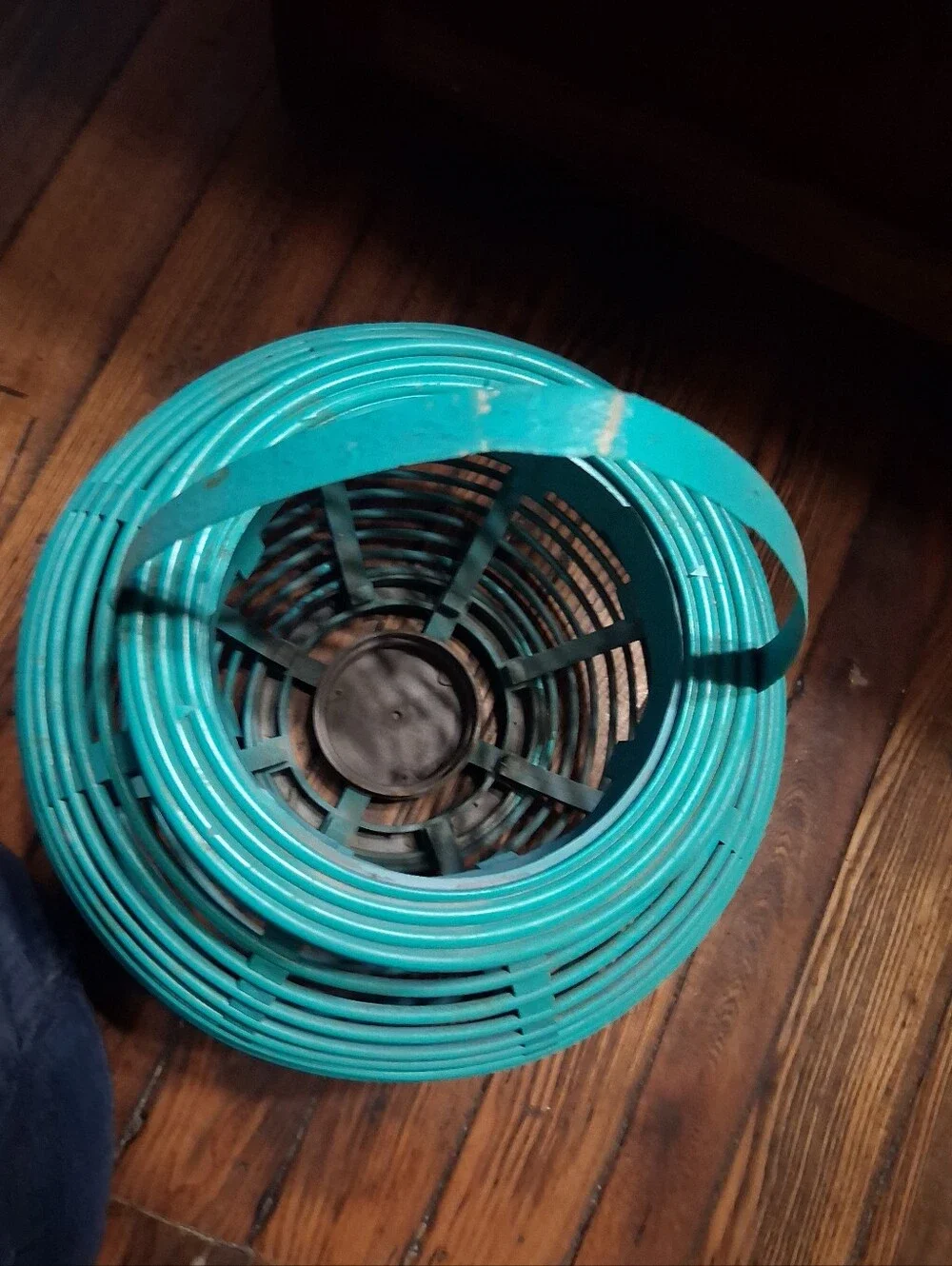 Teal Woven Lantern - Home Accents